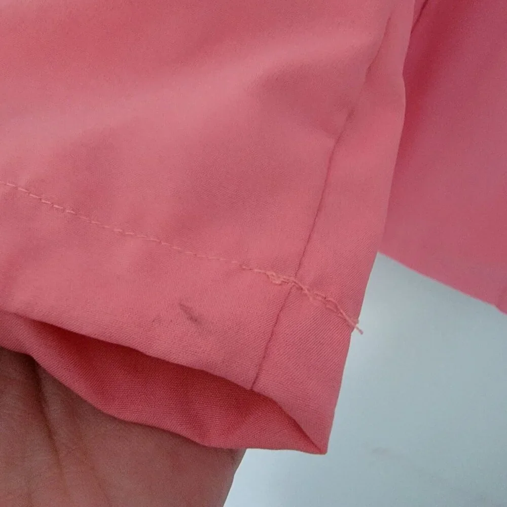 Line Up For Sport Golf Jacket Windbreaker Women Golfers‎ Pink Zip Front L